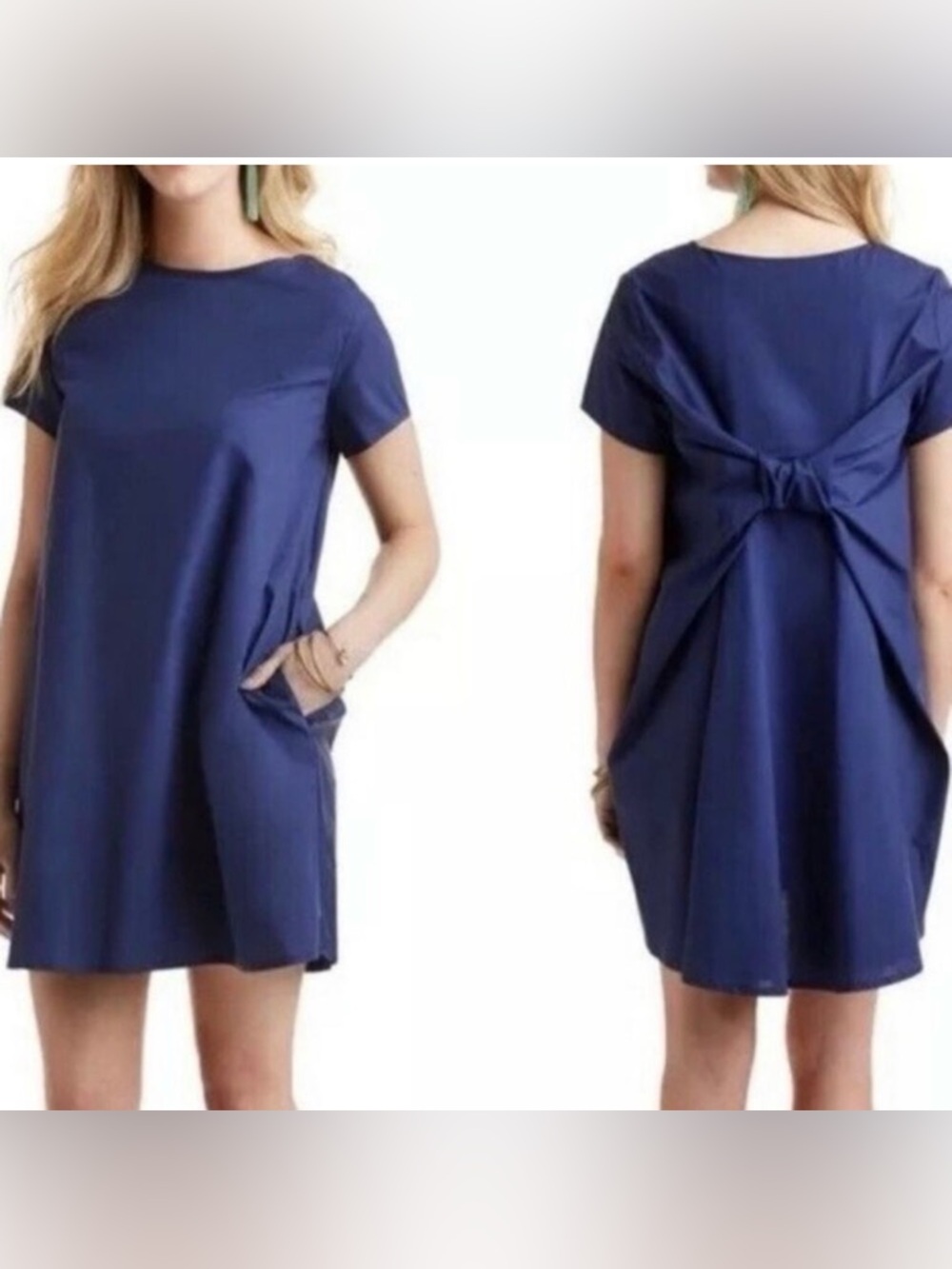 Vineyard Vines Bow Back Cotton Mini Dress 💙